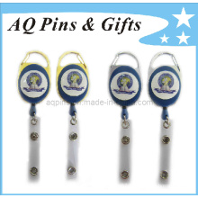Badge Reel with Gold or Nickel Plating